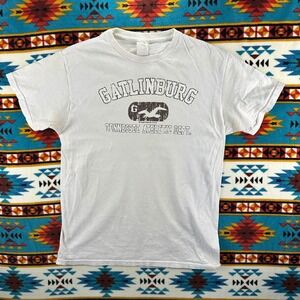 Gatlinburg Tennessee Athletic Dept. Graphic T-Shirt Souvenir Tee